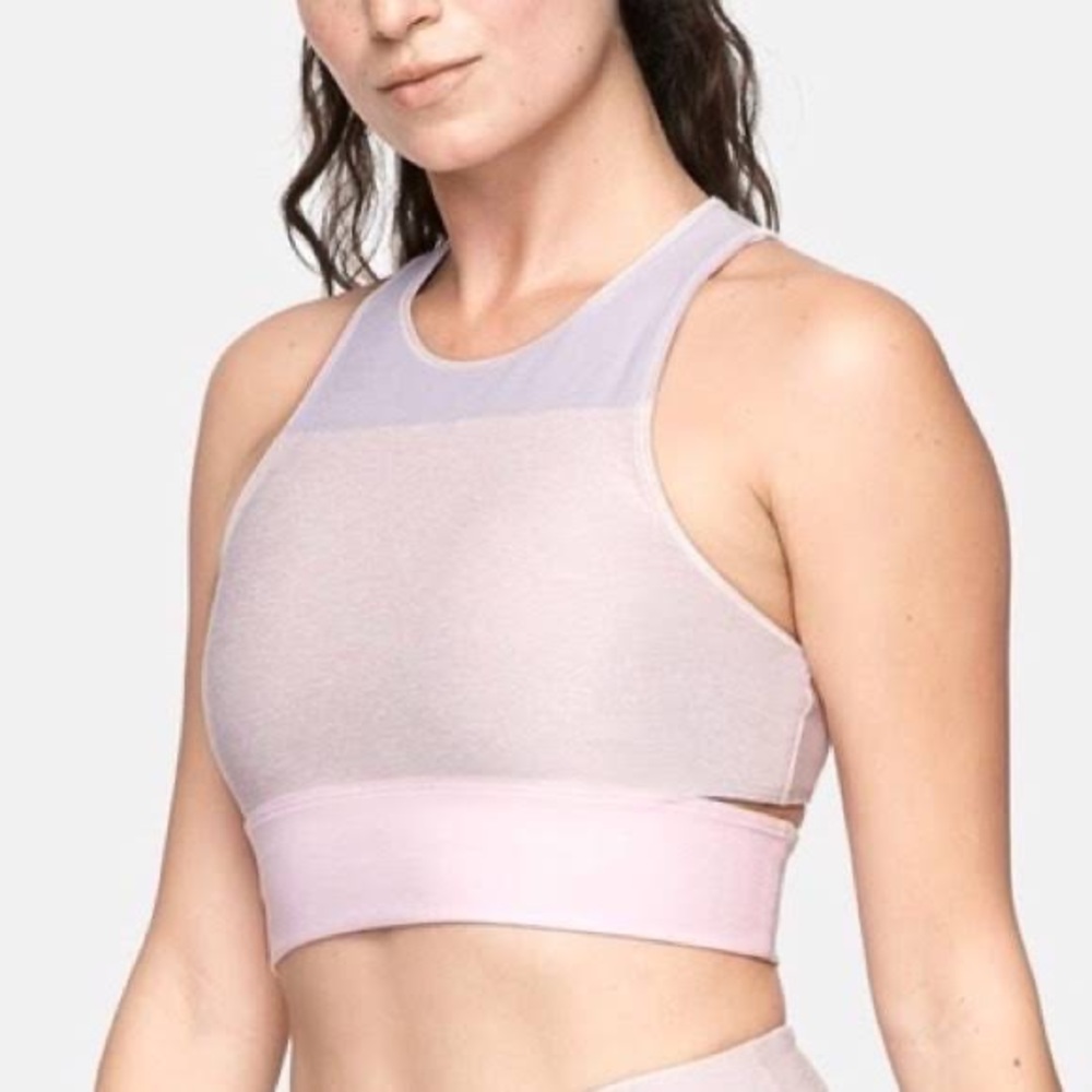 Outdoor Voices Slashback Sports Bra! Pink color!!